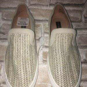 NWT Steve Madden Katia Raffia Woven Sneaker Shoes, Sz 7.5